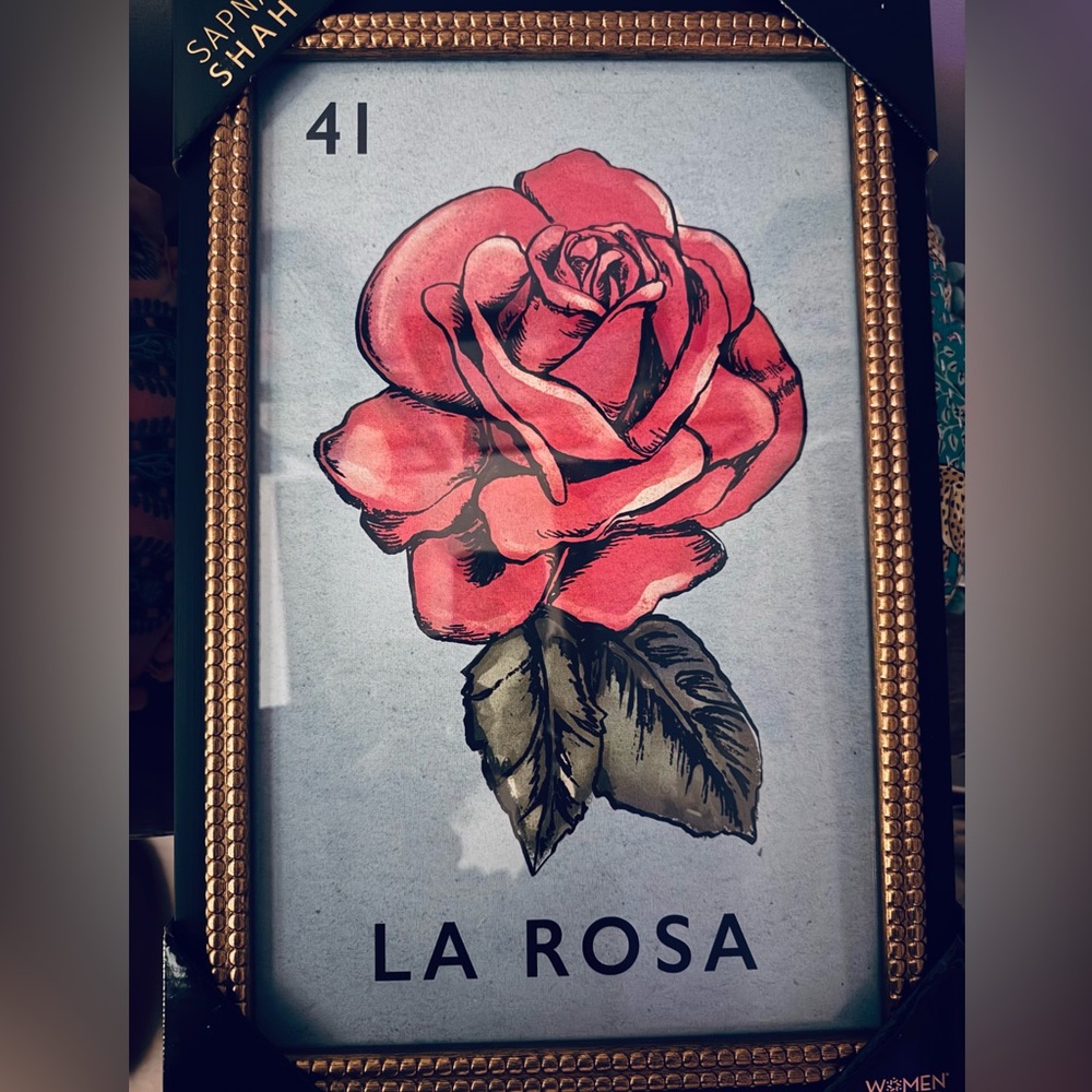 Sapna Shah Loteria La Rosa Art Print - 12x18